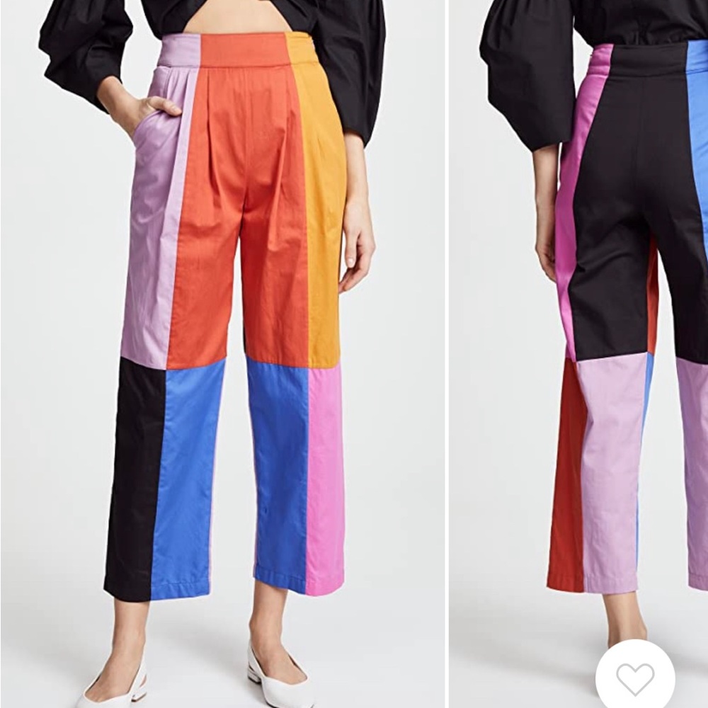 Mara Hoffman color block audre pants